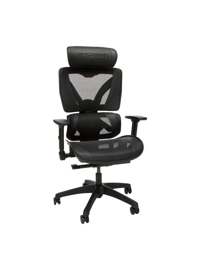 RESPAWN Specter Gaming Chair Ergonomic Office Chair for The Home Office Gamer - Cooling Mesh Computer Desk Chair with Active Lumbar Support, Flip Back Arms, Seat Slide & Tilt Recline - Black - Image 1