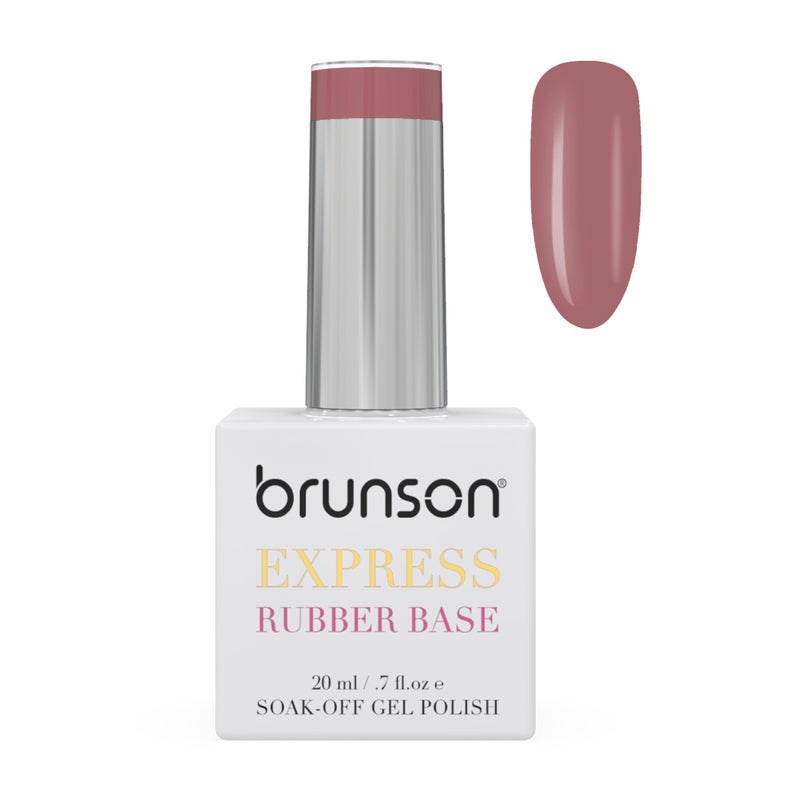 brunson TPO free Rubber Base Gel polish 20ml Soak Off Base Coat for Nail Strengthening Long Lasting Gel Polish Base for Chip Free Shine Brittle Nails UV Rubber base Russian manicure Non Yellowing salon manicure - Image 1