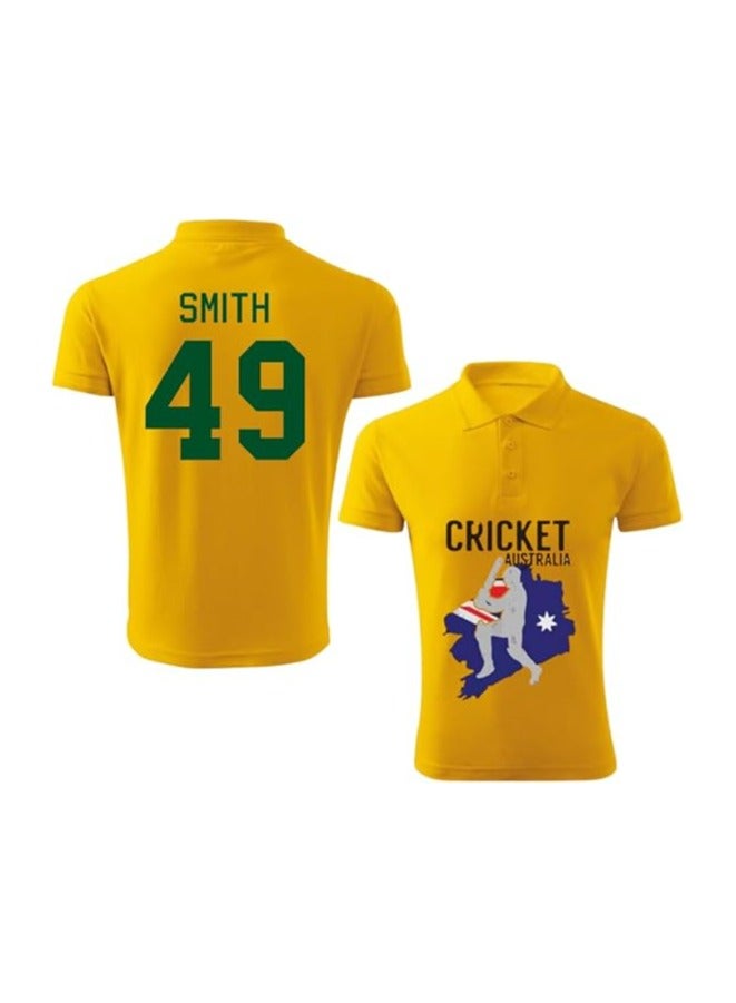 PRINTSHOP4ME Australia Jersey For Adults-Australia Dry-Fit T-Shirt For Men And Women-Australia Cricket Jersey For Unisex Adults-Perfect For Sports,Matches And Events - Image 1