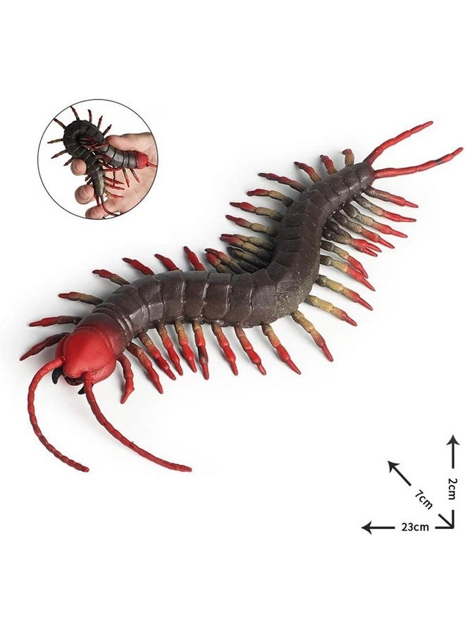 SUPER TOY Realistic Centipede Animal Figure Toy Arthropod Figurine Set for Boys and Girls, Educational Cold Blooded Animal Set, Props Prank Toy Lifelike Animal Replica - Image 5