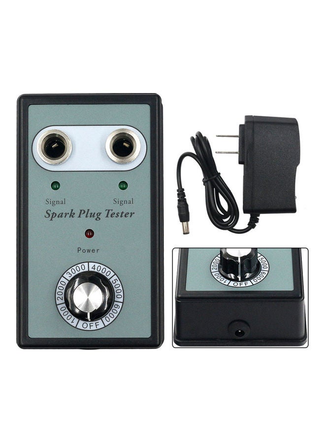 NIBEMINENT Double Hole Detector Car Sparking Plug Tester with Charger  - Image 1