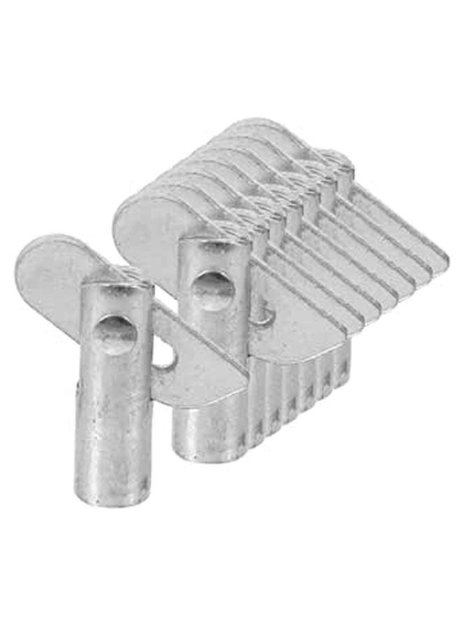 8pcs Scaffolding Toggle Pins Replacement Fixed Pin Professional Accessory Steel - Image 1