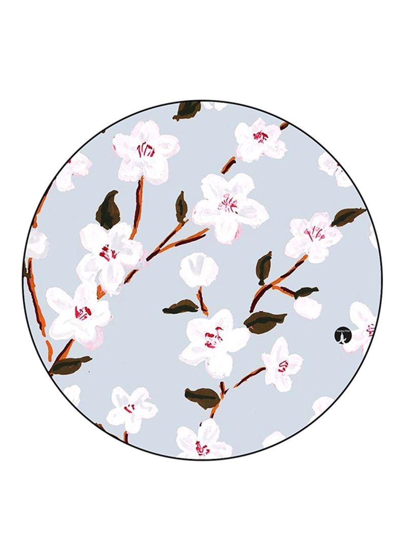 Flowers Printed Mouse Pad Multicolour