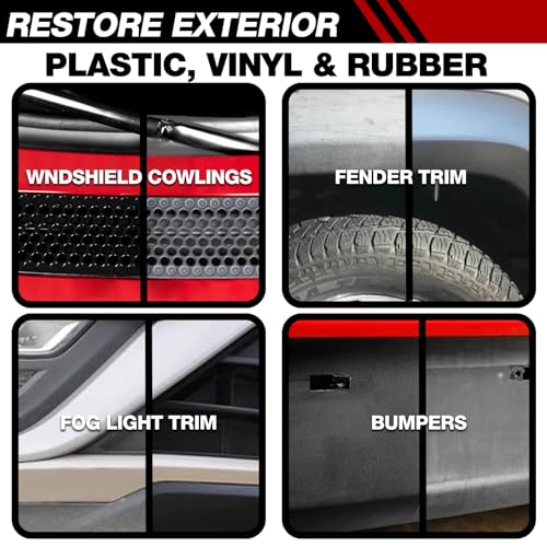 XPERTCHEMY Ceramic Trim Coat Kit,Plastic Restorer for Cars Ceramic Coating Wipes to Lasting Over 230 Washes,The Ceramic Coating Helps Improve Optical Clarity On Clear Car Plastic - Image 4