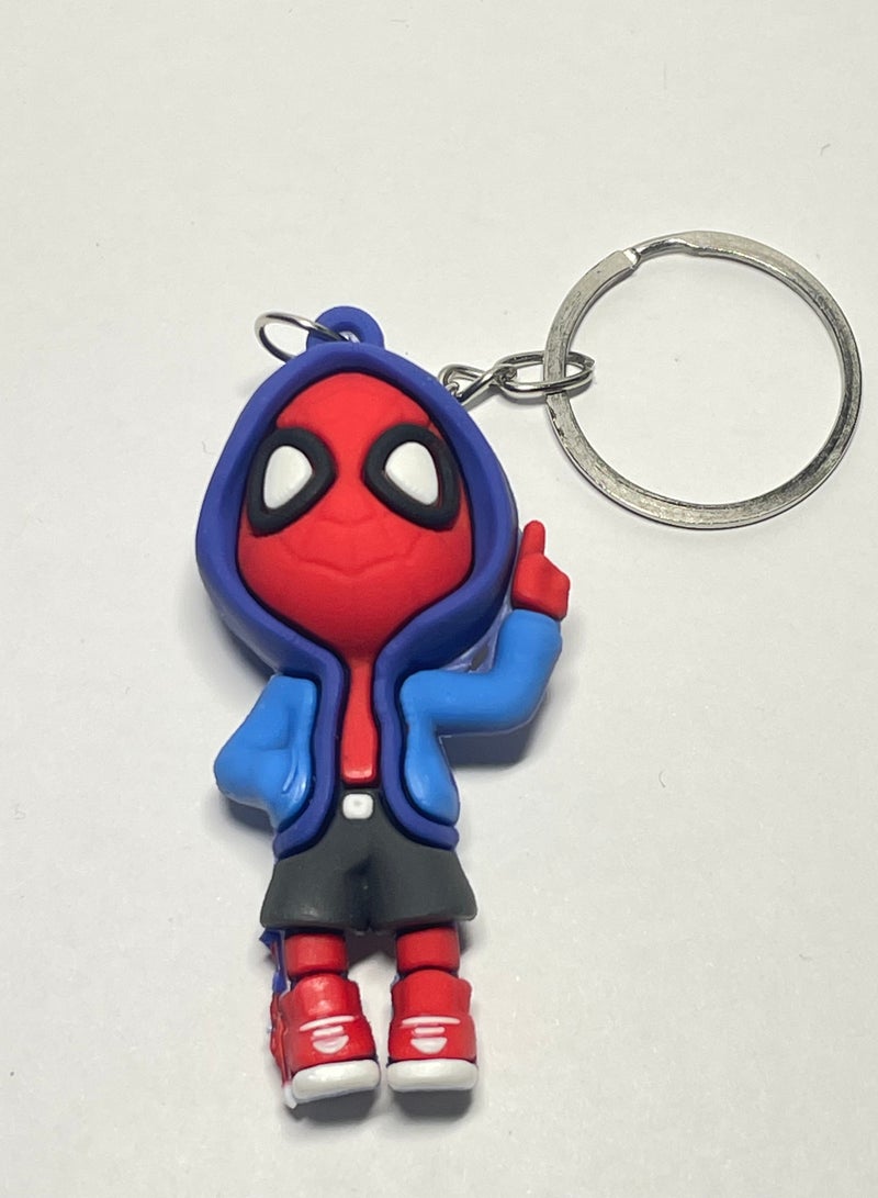Generic Distinctive cartoon keychain distinctive accessory keychain with  Marvel Spider Man character design that fits with car keys wallet and bag wonderful and beautiful gift  - Image 3