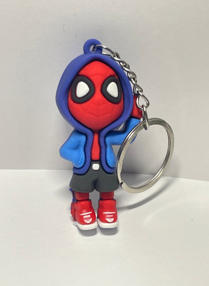 Generic Distinctive cartoon keychain distinctive accessory keychain with  Marvel Spider Man character design that fits with car keys wallet and bag wonderful and beautiful gift  - Image 1