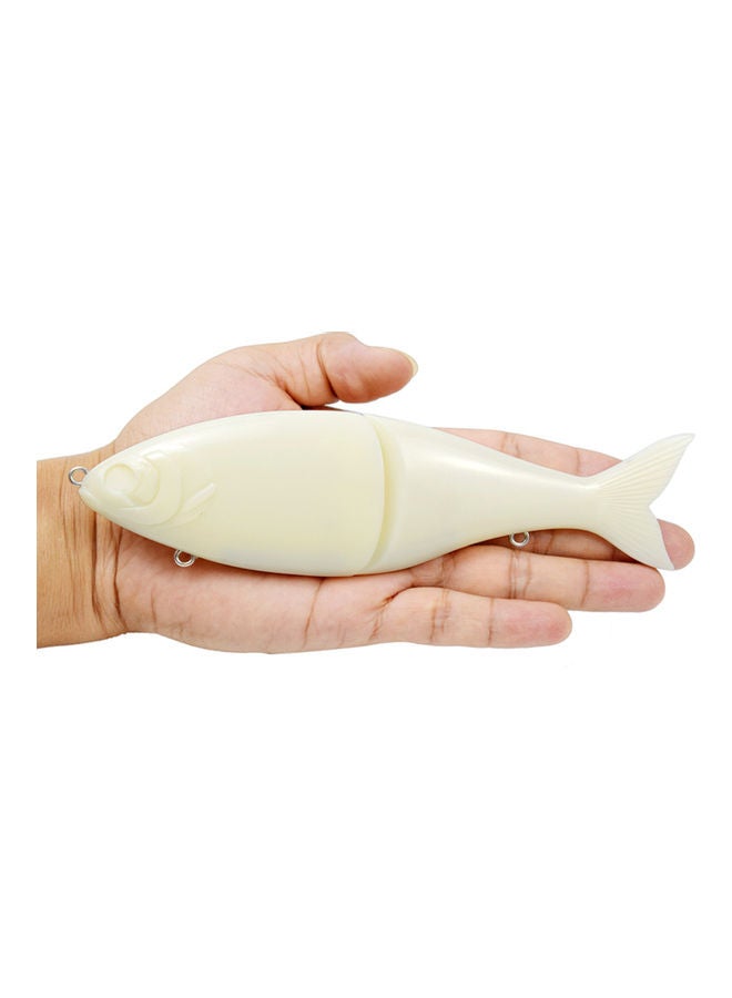NIBEMINENT 7 in / 2.7 oz Fishing Lure Blank Hard Body Sinking Bait 2 Jointed Bass Minnow Artificial Crankbait Unpainted Jerkbait Tackle 23*3*8.5cm - Image 4