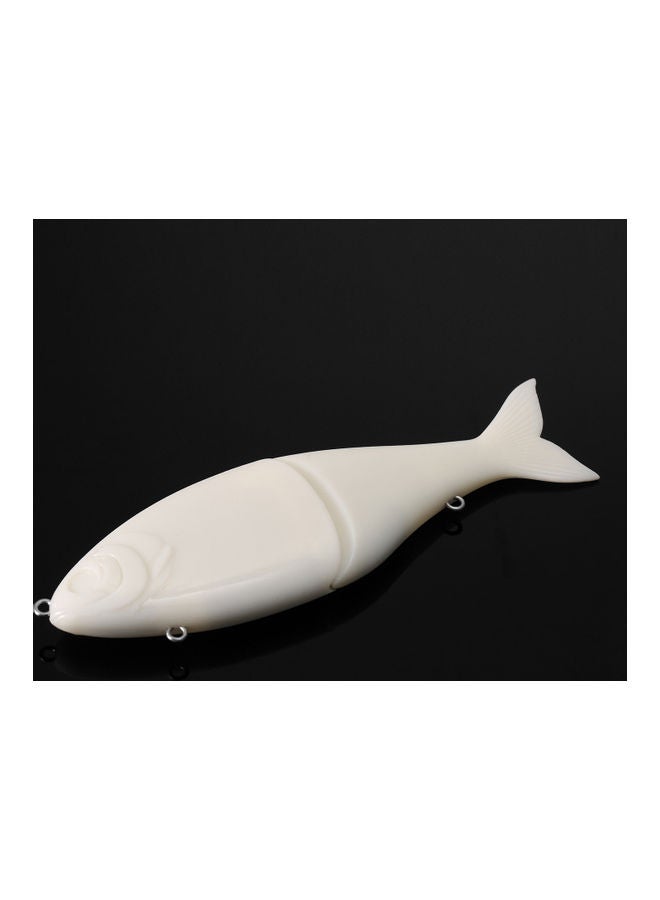 NIBEMINENT 7 in / 2.7 oz Fishing Lure Blank Hard Body Sinking Bait 2 Jointed Bass Minnow Artificial Crankbait Unpainted Jerkbait Tackle 23*3*8.5cm - Image 5