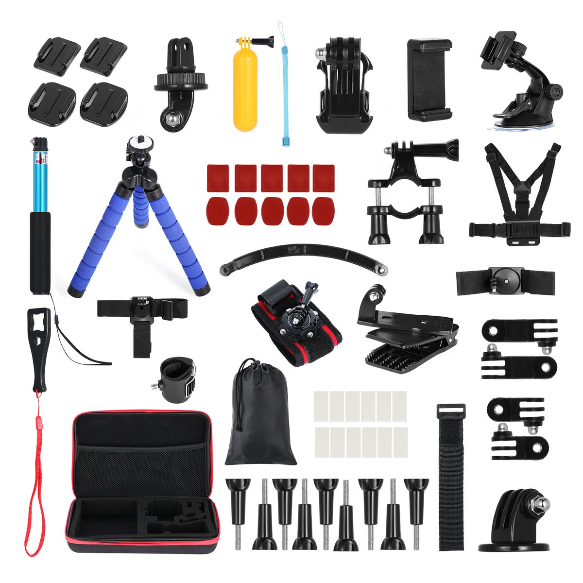 جينيريك Generic Action Camera Accessories Kit 60-in-1