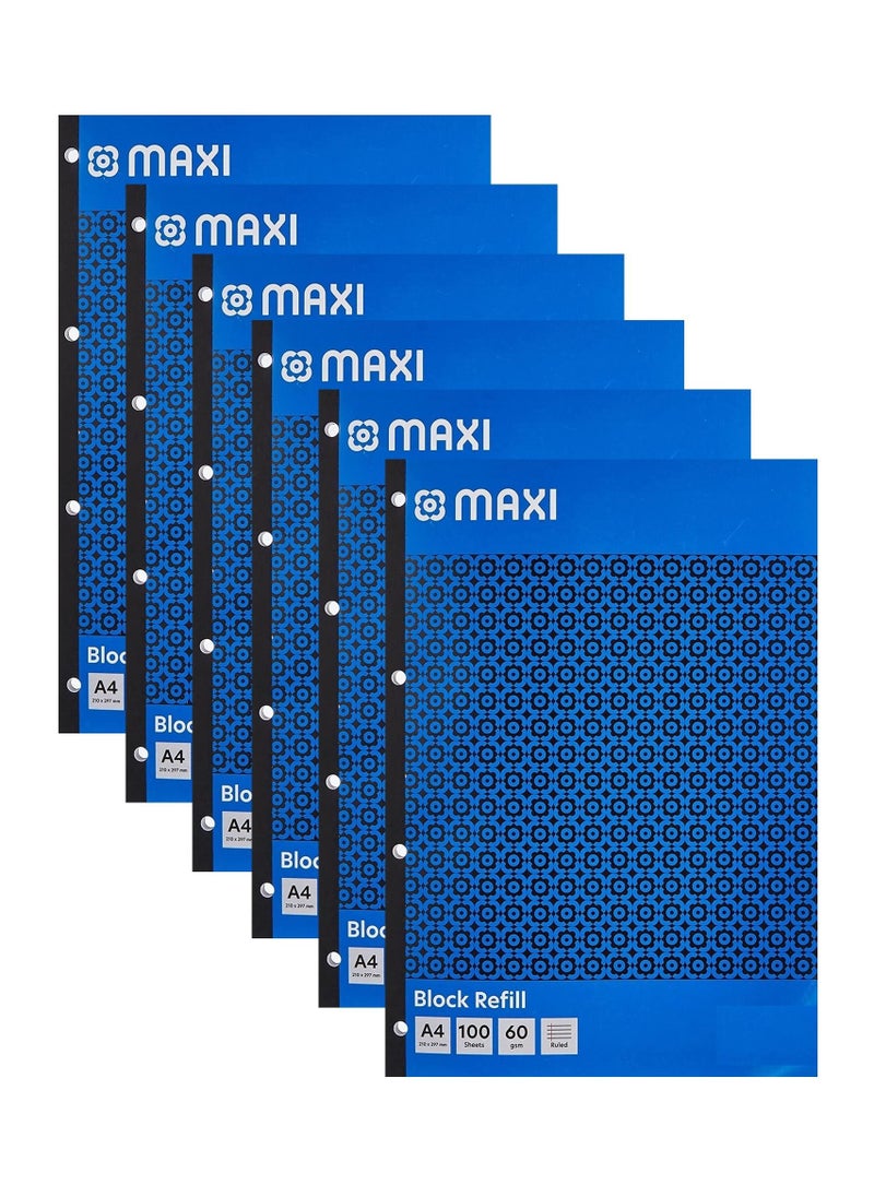 6-Piece A4 Size Block Refill Notebook - pzsku/ZCBC5444B68E2651D5976Z/45/_/1663741931/2d3ecf58-33d9-4145-b0ae-78af20415fd8