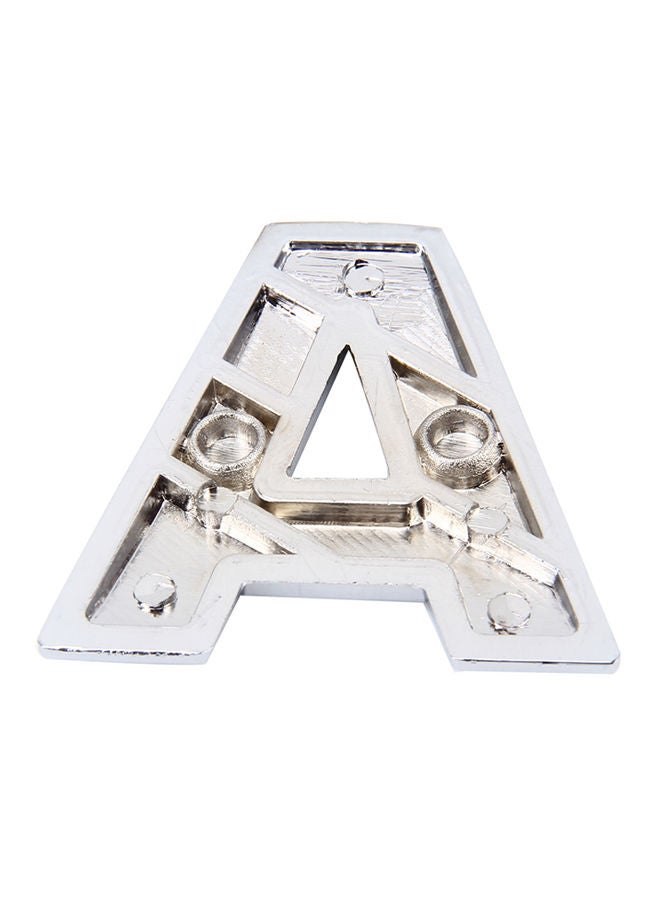 NIBEMINENT Car Badge Emblem 3D English Letter A Self-Adhesive Sticker Decal - Image 2