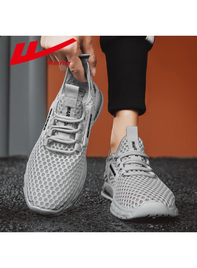 Pull Back Huili Men's Shoes, Summer New Style, River Tracing Shoes, Breathable Mesh, Perforated Sneakers, 3146z, Gray, Size 44 - Image 5