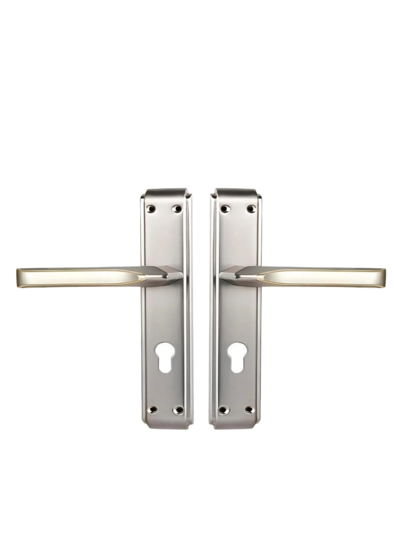 KANA Door Handle Set, Modern and Elegant Door Handle - Durable and Easy to Install - Door handle with classic design for Residential Office Doors Includes Installation Screws. - Image 1
