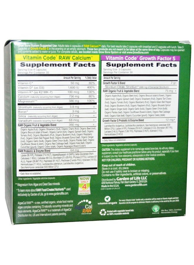 Garden of Life Vitamin Code Grow Bone 2-pack 60 day supply - Image 2