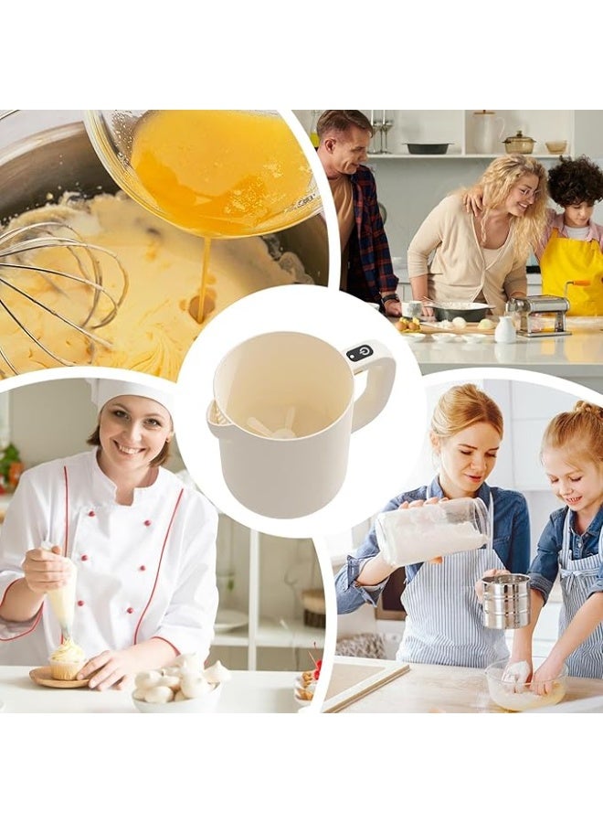 Excefore Electric Handheld Mixer Cordless Whisk Egg Cream Light Batter 1 Liter - Image 4