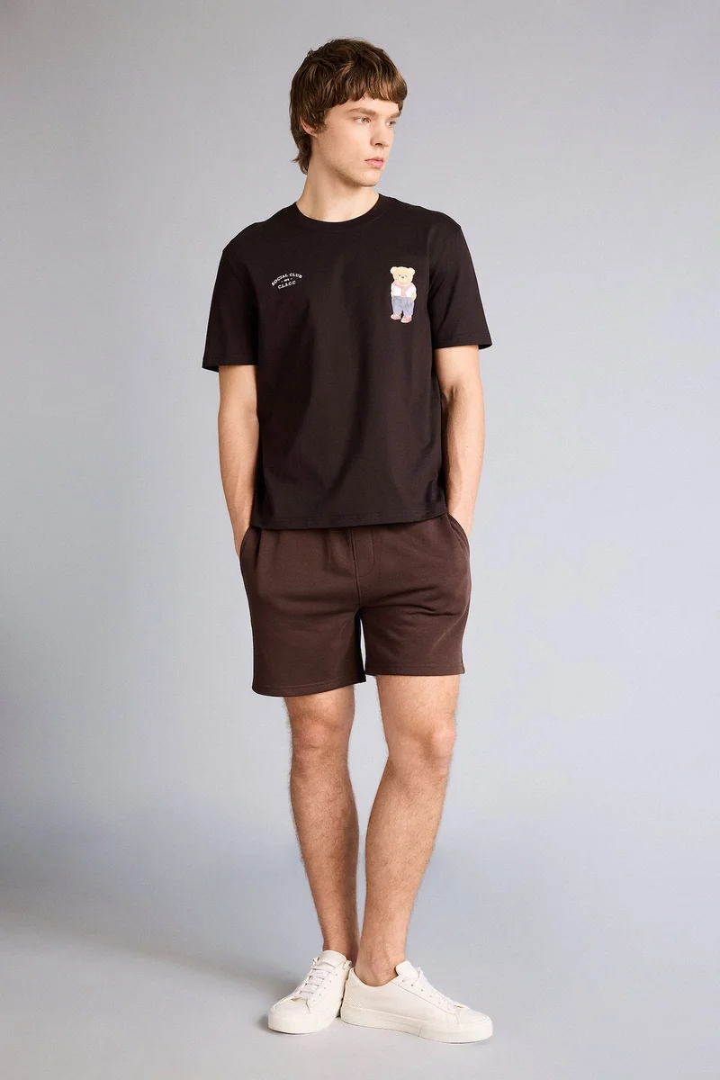 Defacto 100% Cotton Printed T-shirt