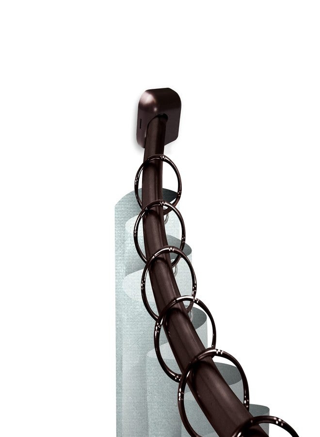 Rod Desyne 1" Shower Curtain Rod 41-72 inch - Bronze - Image 1