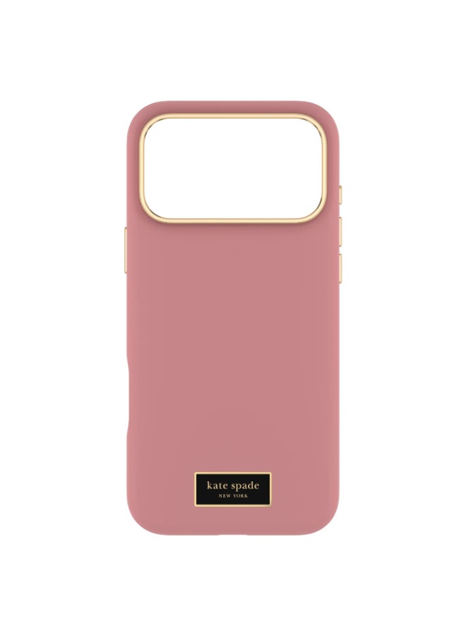 Kate Spade Case w/ Magsafe for Apple iPhone 17 Pro Max 6.9" | 12-Ft Drop Protection w/ Anti-Scratch Anti Color Fade Coating, Raised Edges, Fashion Case, Wireless Charging - Dusk Rose - Image 1