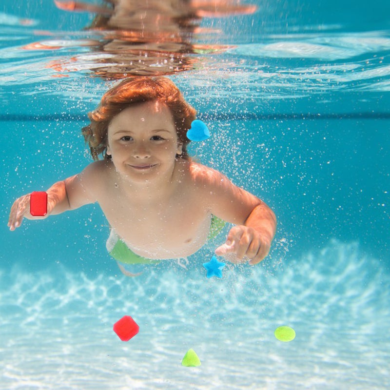 8pcs Pool Diving Smooth Diving Toy Kids Gems Toy - Image 3
