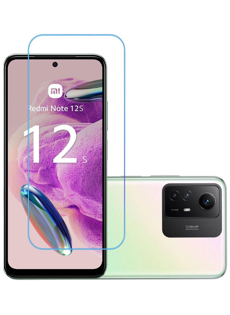 ACLIX Antistatic ESD Dustproof Premium Quality High Definition Clear Tempered Glass Screen Protector Designed For Xiaomi Redmi Note 12S - Image 1