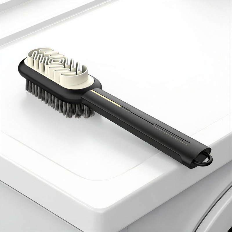 Upgraded Dual Function Shoe Brush High Density Bristle Suede Rubber Cleaner Efficient Stain Remover 72chars - Image 4