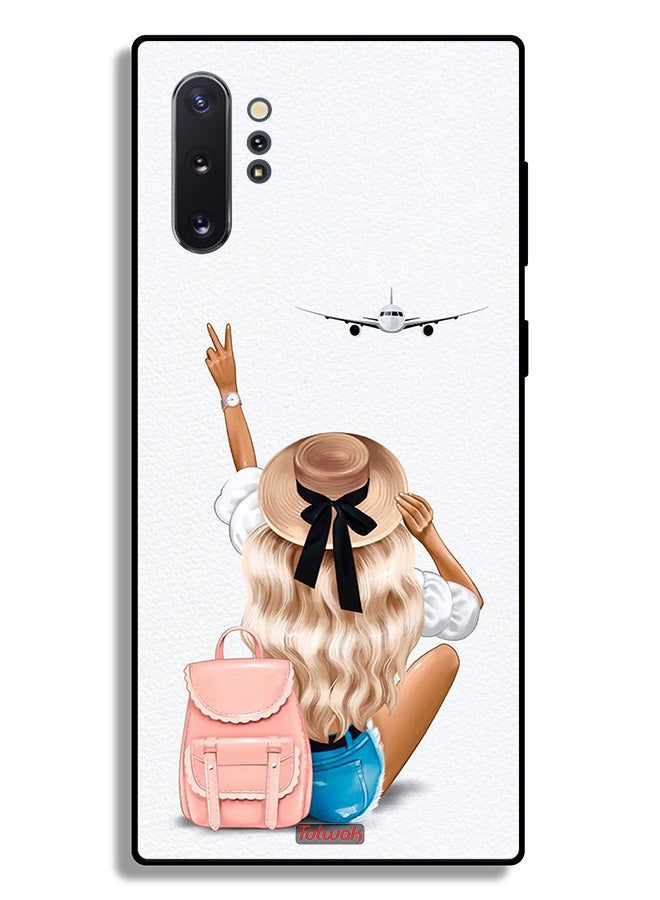 Tolwak Samsung Galaxy Note 10 Plus Protective Case Cover Girl Love Travel - Image 2