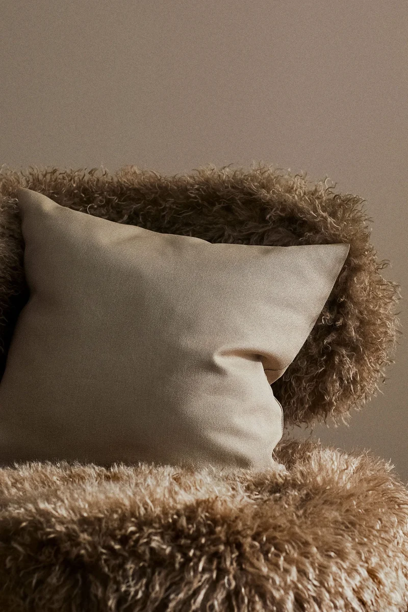 H&M Cotton canvas cushion cover