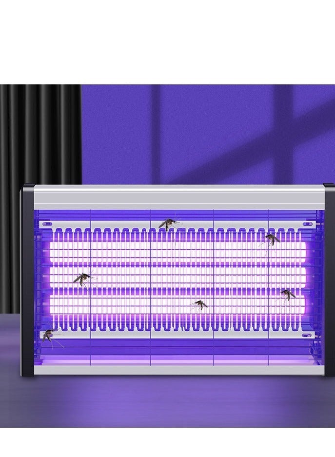 Y&D 30W LED Bug Zapper Electric Insect Killer - 1500V High-Voltage Grid + UV-A Lure Lamp, 120㎡ Coverage, Dual-Layer Safety Net for Indoor/Outdoor Home Use - Image 3