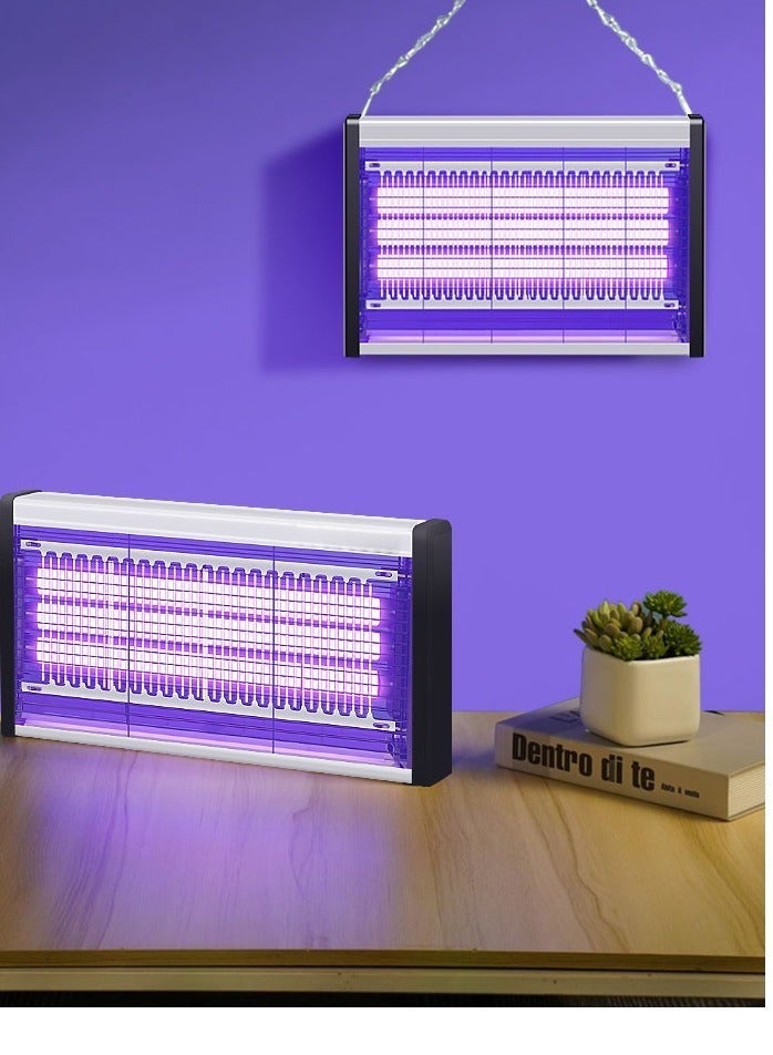 Y&D 30W LED Bug Zapper Electric Insect Killer - 1500V High-Voltage Grid + UV-A Lure Lamp, 120㎡ Coverage, Dual-Layer Safety Net for Indoor/Outdoor Home Use - Image 4