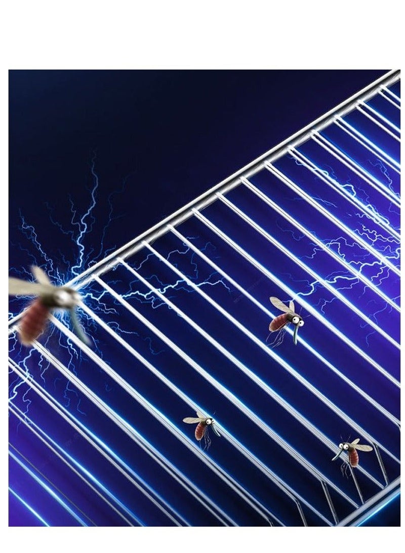 Y&D 30W LED Bug Zapper Electric Insect Killer - 1500V High-Voltage Grid + UV-A Lure Lamp, 120㎡ Coverage, Dual-Layer Safety Net for Indoor/Outdoor Home Use - Image 5