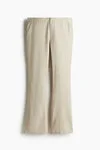 H&M Linen-blend tailored trousers