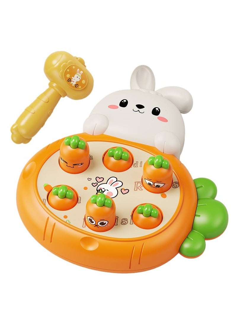 Bukela - Children Rabbit Beating Gopher Cartoon Radish Beating Game Machine Beating Gopher Toy - Image 1