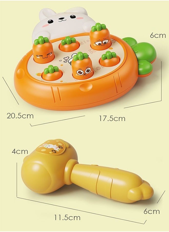 Bukela - Children Rabbit Beating Gopher Cartoon Radish Beating Game Machine Beating Gopher Toy - Image 1