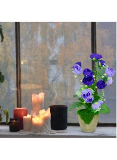 Artificial Flowers Potted Plant for Indoor Outdoor Office Home Garden Party Decoration (30cm, Dark Purple) - pzsku/ZCBC629F7F236A42ECD00Z/45/_/1706687708/905eaef9-6c37-414f-8998-0973d0cf1e25