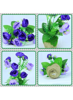 Artificial Flowers Potted Plant for Indoor Outdoor Office Home Garden Party Decoration (30cm, Dark Purple) - pzsku/ZCBC629F7F236A42ECD00Z/45/_/1706687769/f6b2104e-dd6b-4642-a64d-8018520fbcc9