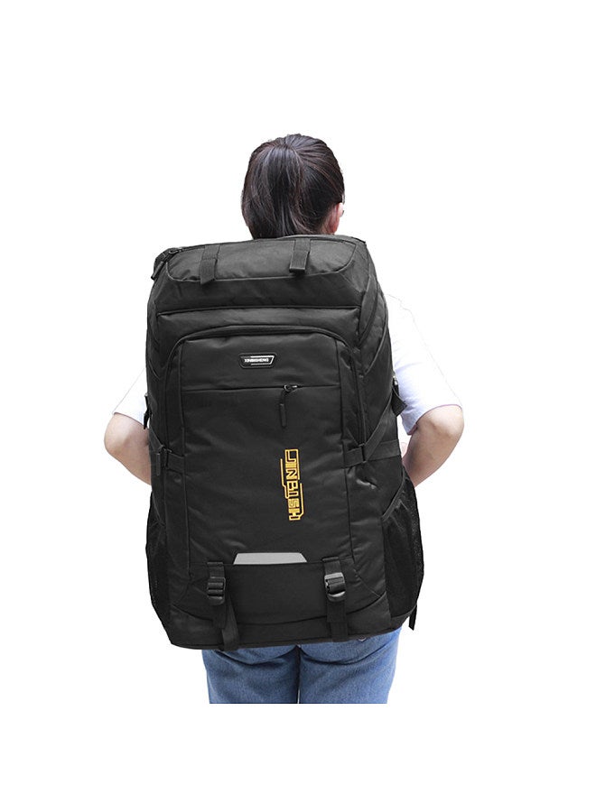 Generic 80L Mountaineering Backpack Waterproof Outdoor Running Bag Bicycle Bag Large Capacity Riding Bag Breathable Jogging Travel Daypack Bag for Riding Running Hiking Camping  - Image 2
