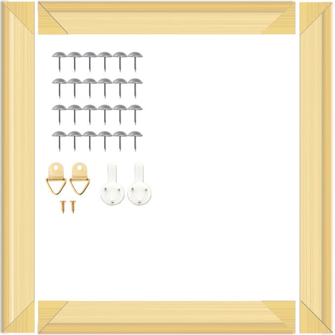 DIY Canvas Stretcher Bars 16x20 Inch Canvas Frame Sturdy Stretcher Frames for Oil Paintings Prints Paint by Numbers PostersNeed Extra Size to wrap Around The Frame