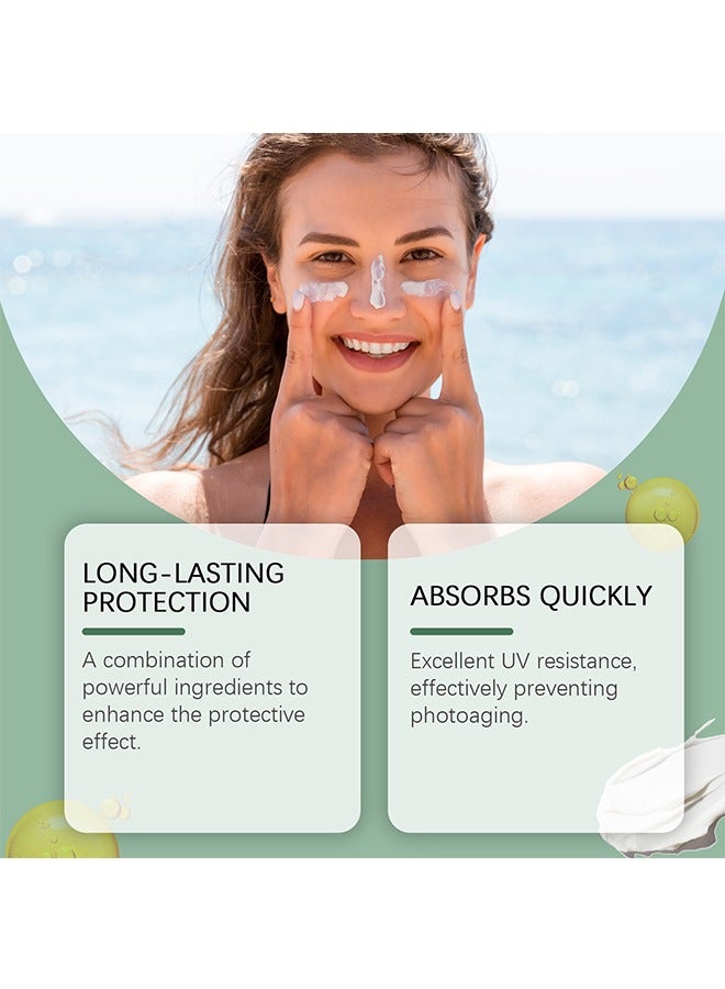 WoodSleep Non Nano Zinc Sunscreen Balm, Tallow Sunscreen Organic, Beef Tallow and Non Zinc Sun Balm Moisturizer Suncream, SPF 50, UV Rays Protection - Image 4