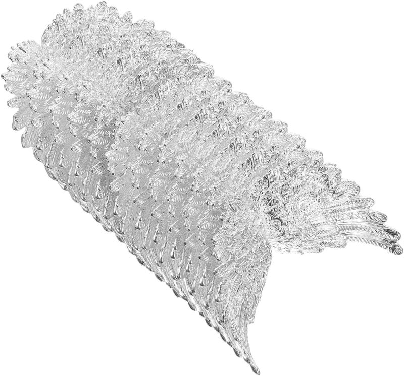 DOITOOL 12pcs Angel Wings Charms for DIY Craft Backpack Accessories Clothing Charms for Boys and Girls and Adults Wing Decorations for Costumes and Crafts - Image 1