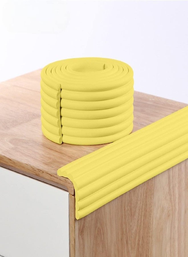 Vortipu Table Edge Safety Strip - Extra Soft Foam Protector for Baby & Kids - 2 Meter Furniture Edge Guard with Corner Protectors - Cushion Strip for Table, Desk & Sharp Edges (Yellow) - Image 2