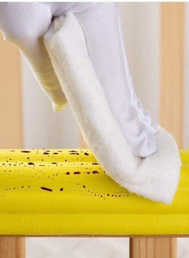 Vortipu Table Edge Safety Strip - Extra Soft Foam Protector for Baby & Kids - 2 Meter Furniture Edge Guard with Corner Protectors - Cushion Strip for Table, Desk & Sharp Edges (Yellow) - Image 3