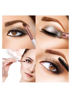 ORiTi Duo Eyebrow Brush, Spoolie Brush and Angled Brow Brush Eyelash Brush for Eye Makeup 5pcs,  - Image 5