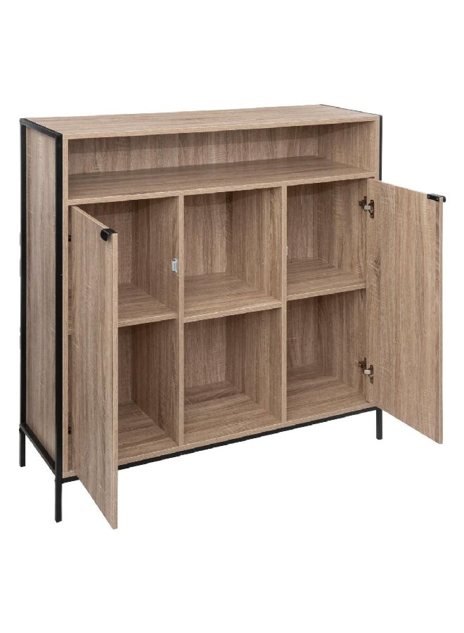 Five Simply Smart High-Quality Aliaj Buffet Sideboard Beige 37 x 110 x 114 cm 181371 - Image 2