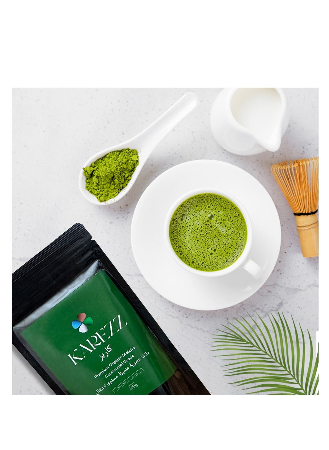 Karezz Organic Japanese Matcha Premium Quality Ceremonial Grade 100g