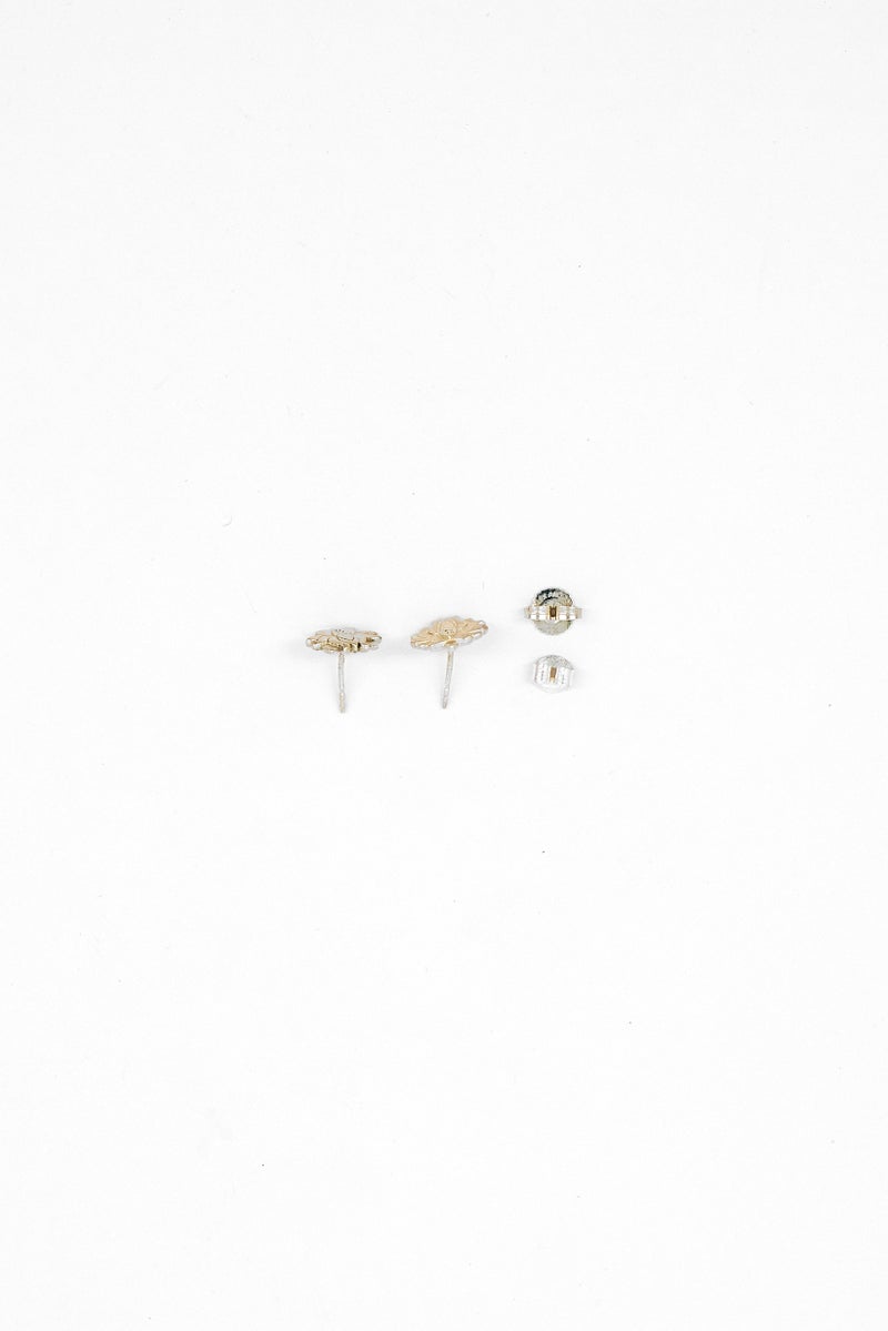 ALEX AND ANI Women Post Lotus Peace Petals Earrings, Silver  - Image 2