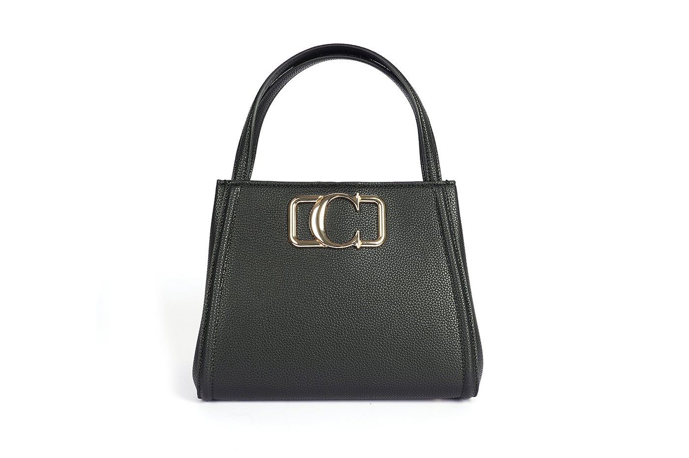 حقيبة يد جلد صناعي مربعة بحبيبات