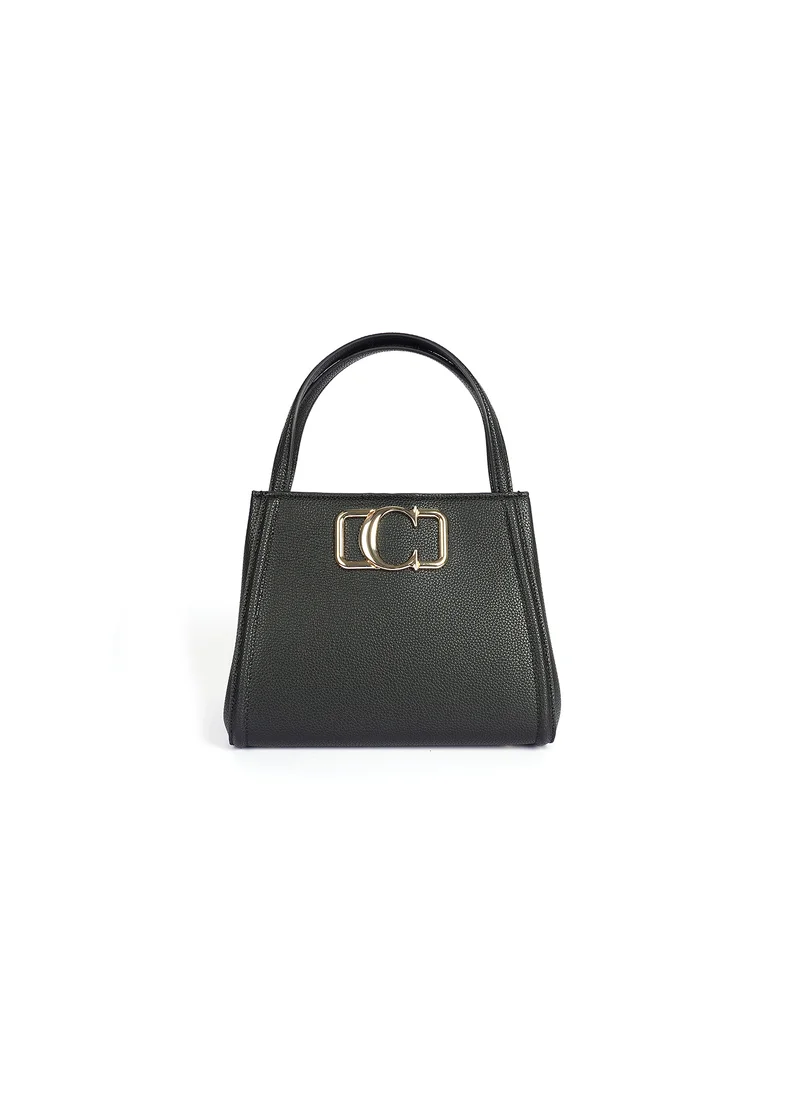 Cuple Squared grainy faux leather Handbag