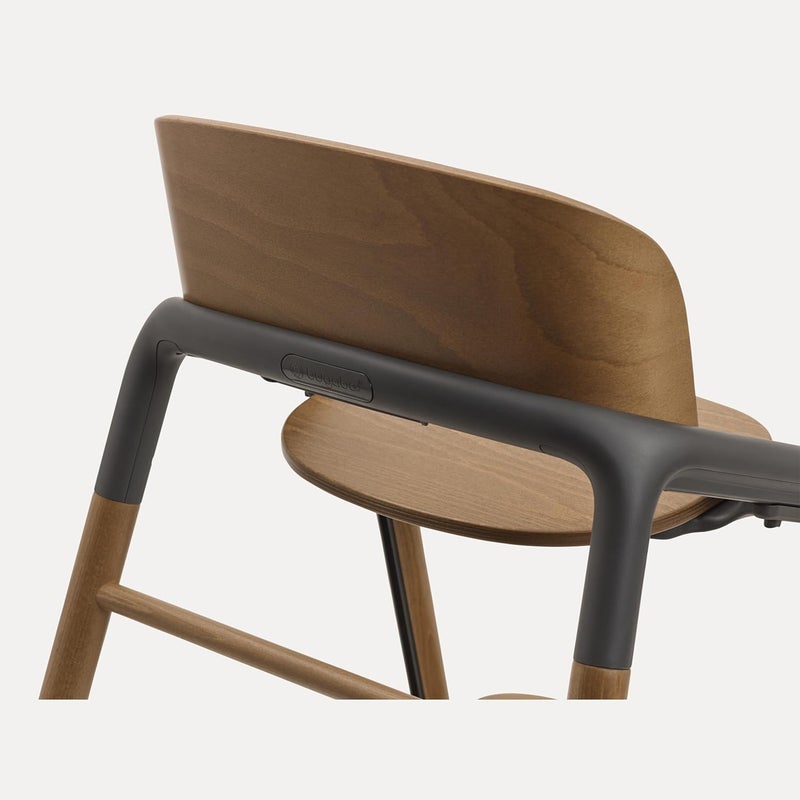 Bugaboo Giraffe Chair in Warm Wood and Gray - Adjustable High Chair for All Ages - Image 3