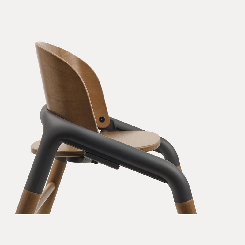 Bugaboo Giraffe Chair in Warm Wood and Gray - Adjustable High Chair for All Ages - Image 4