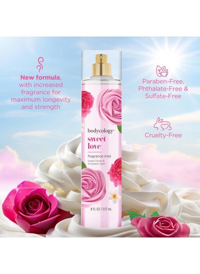 Bodycology Bodycology Long-Lasting Fragrance Body Mist, Sweet Love, 8 fl oz - Image 2